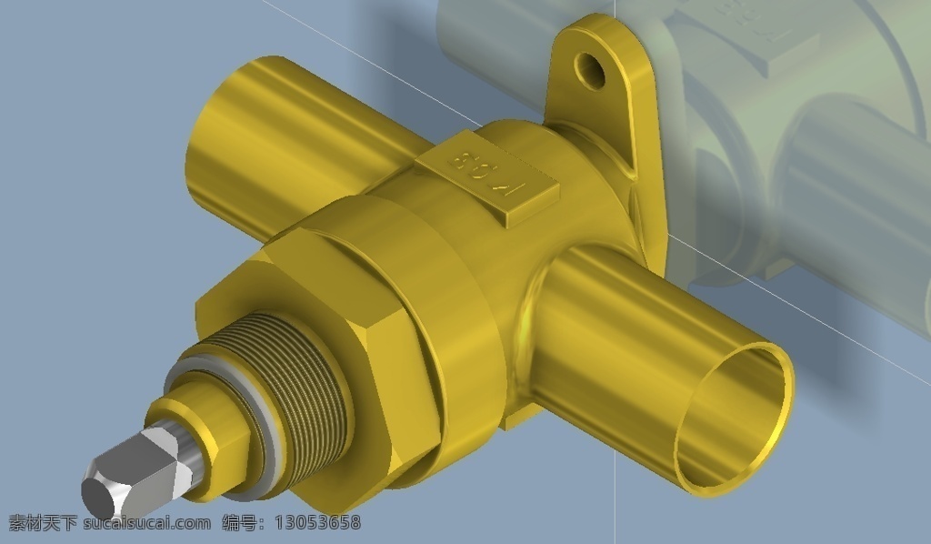 截止阀 工业设计 机械设计 建筑 3d模型素材 建筑模型