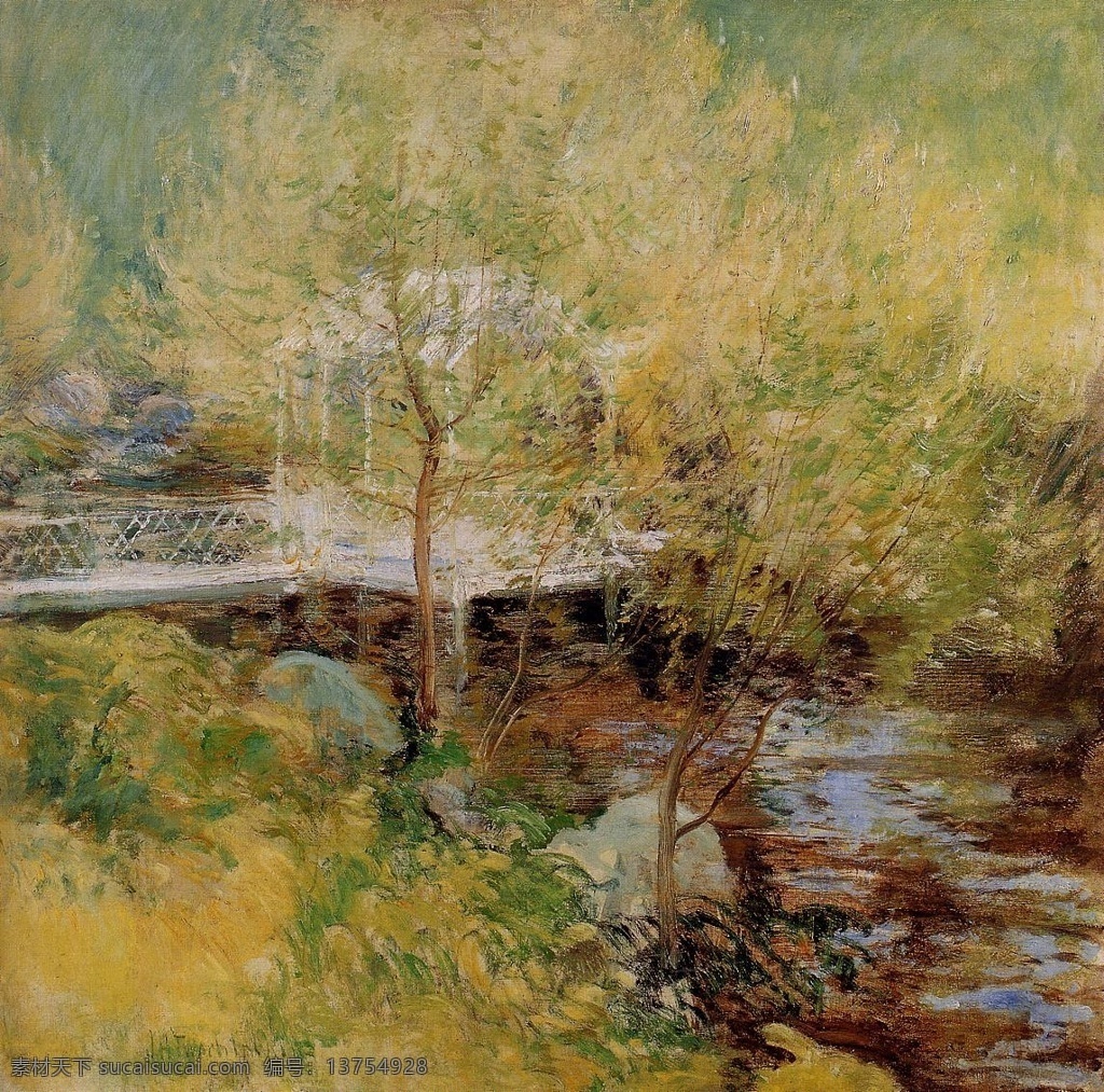 油画免费下载 绘画 绘画书法 流水 色彩 文化艺术 油画 油画风景 油画秋天 家居装饰素材