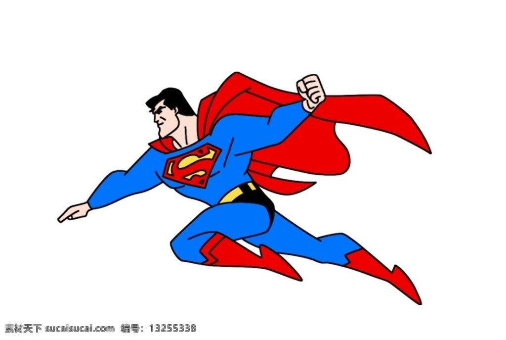 超人 超人归来 超级英雄 人物 分层 源文件