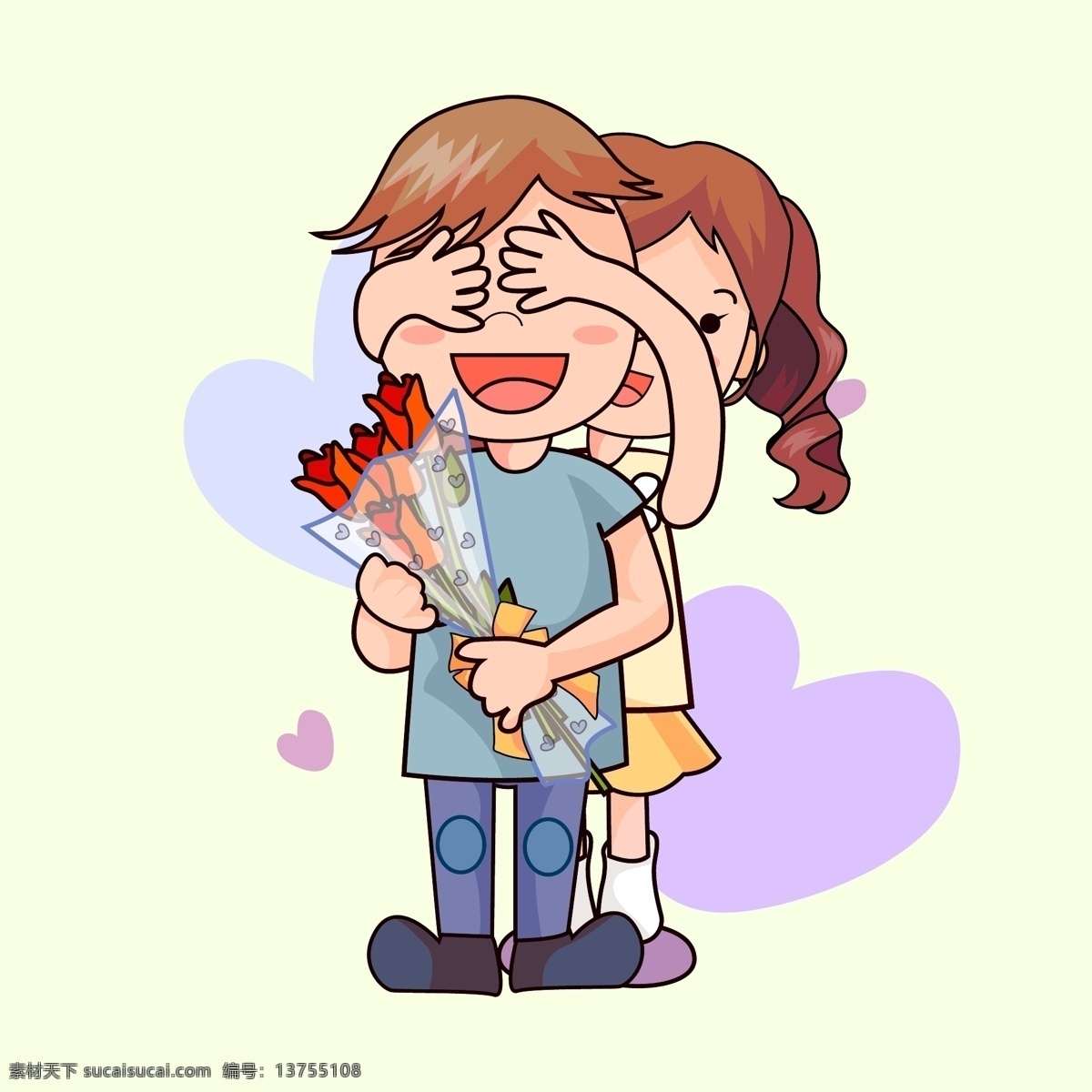 印花 矢量图 t恤图案 服装图案 男孩 女孩 人物 印花矢量图 面料图库 服装设计 图案花型
