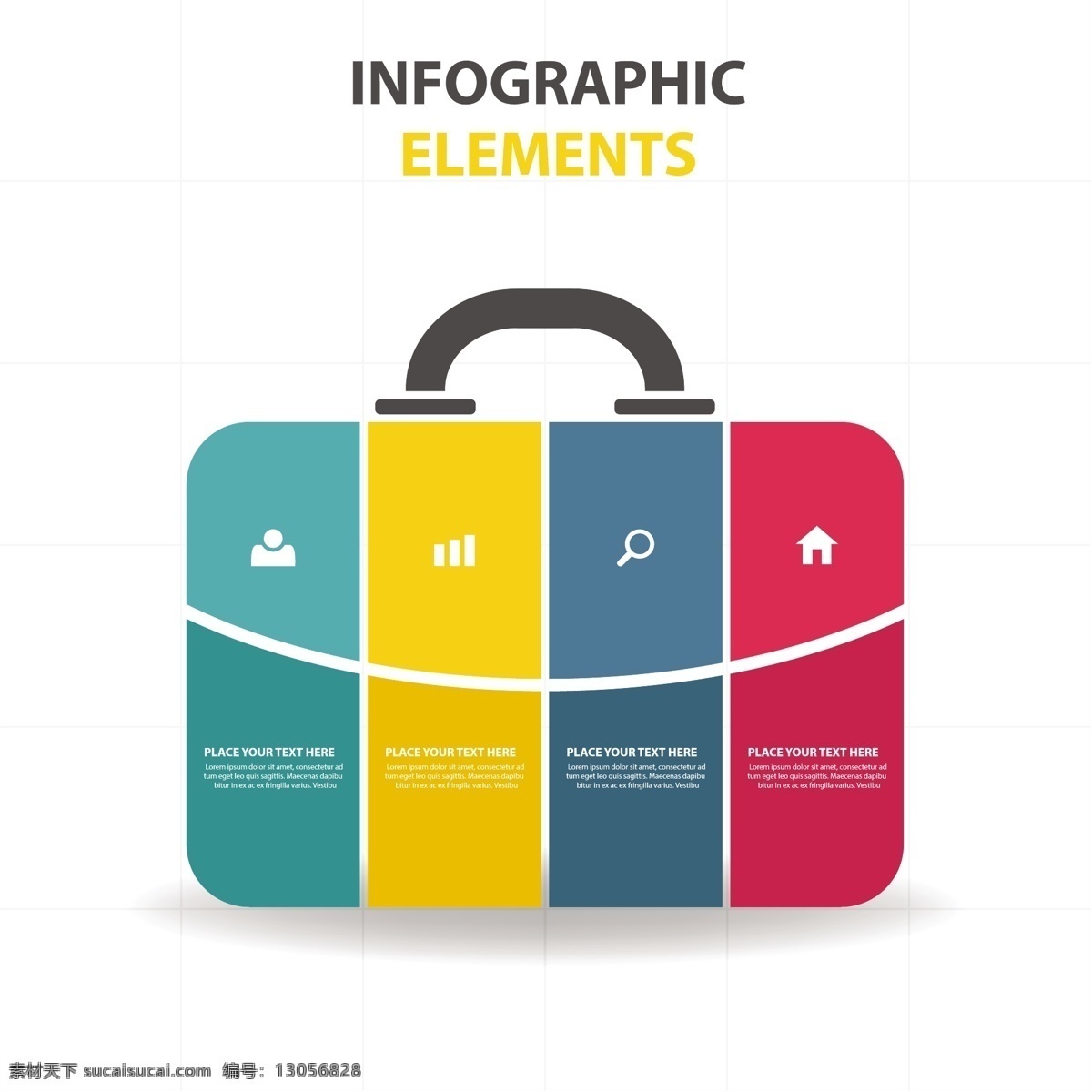 丰富多彩 图表 模板 袋式 业务 标签 摘要 图 布局 网页 演示 图形 色彩鲜艳 包图 创意 数据 信息 步骤 符号