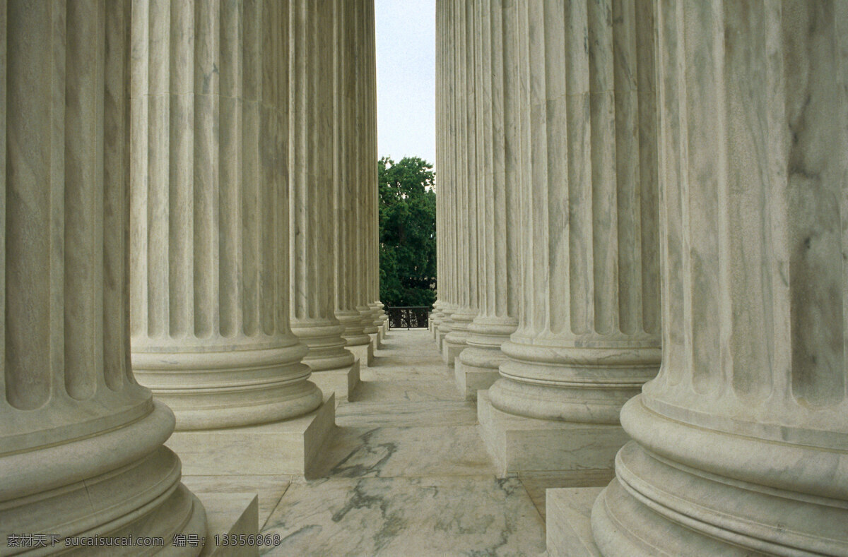 罗马柱建筑 国外建筑 欧式建筑 建筑物 古典建筑 石柱 柱子 罗马柱 建筑设计 环境家居 灰色