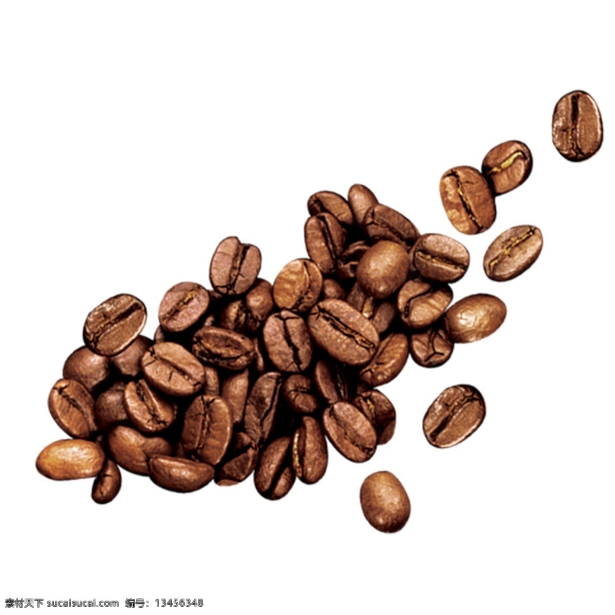 咖啡豆素材 咖啡 咖啡豆 coffee 奶茶 热饮 分层