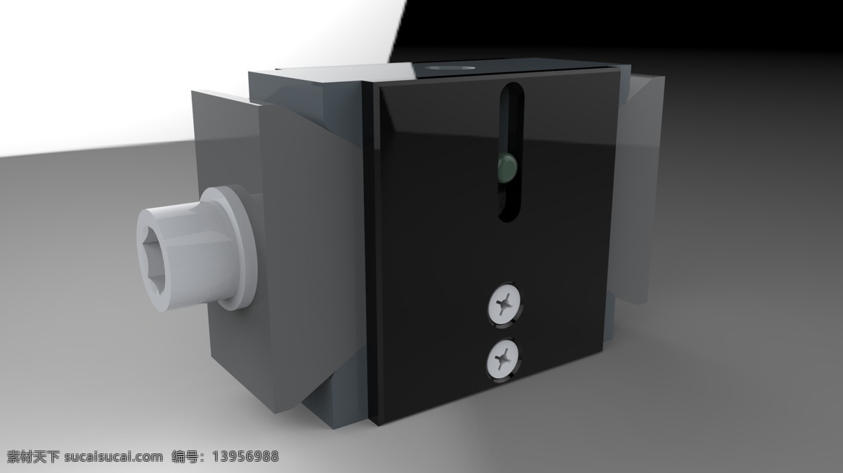 斜楔 调节 高度 楔 装置 调节器 3d模型素材 电器模型