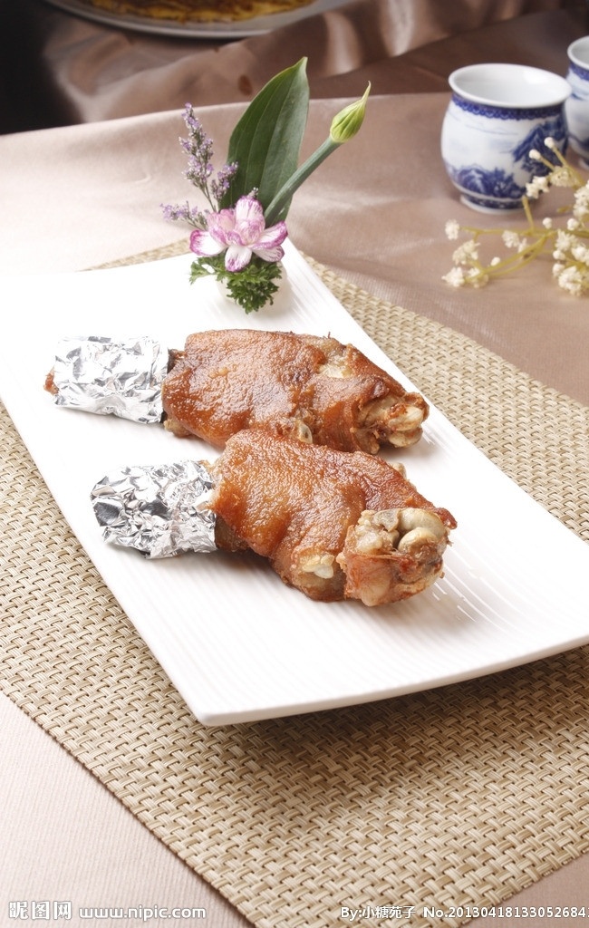 盐焗猪手 猪手 盐焗 锡纸焗猪手 焗猪手 咸猪手 传统美食 餐饮美食