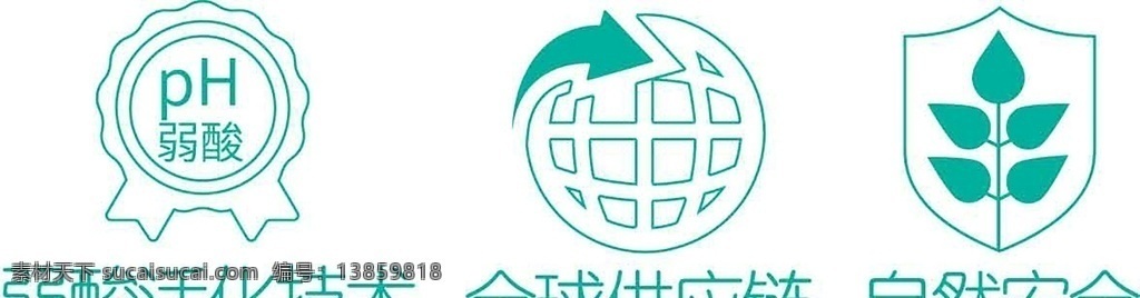 小图标 弱酸 弱酸活化技术 全球 全球供应链 自然 自然安全 标志图标 其他图标