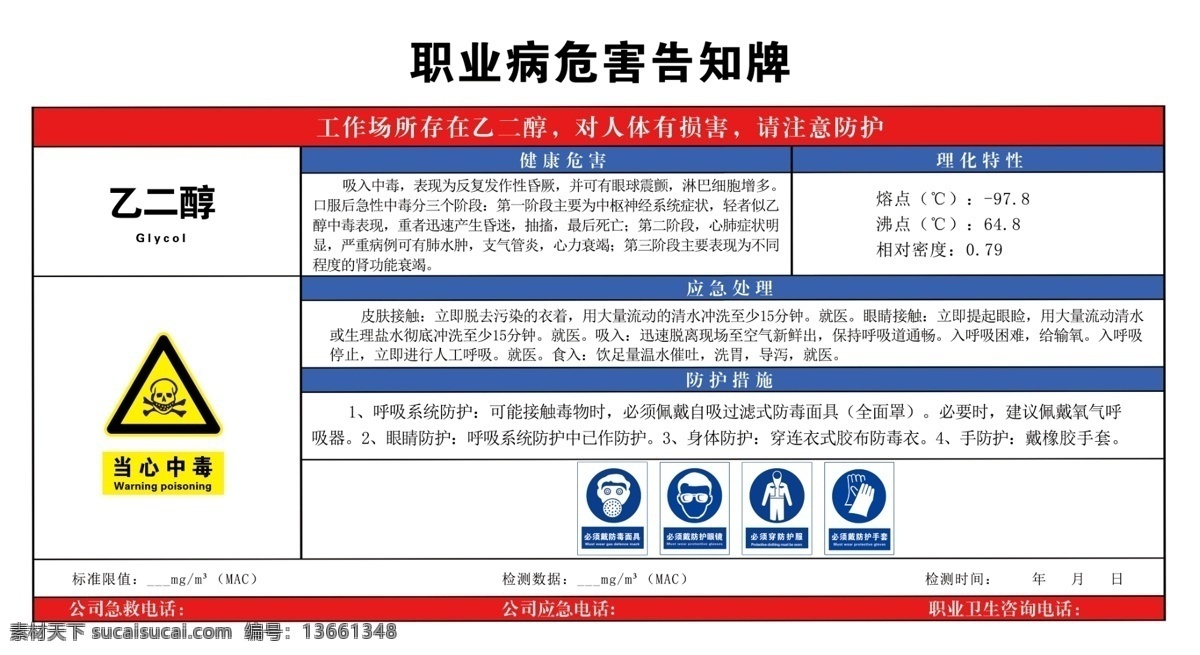 乙二醇 职业病危害 危险化学品 化学品周知卡 化学品危害 甲苯 甲醇 乙酸乙烯 丙烯晴 醋酸 低温 二乙胺 粉尘 防尘 高温 氢氰酸 三氧化硫 五氧化二环 乙二胺 乙晴 噪声 乙醇胺 氨 氨气 液氨 氨水 环氧乙烷 硫酸 乙酸 氢氧化钾 氢氧化钠 甲醛 乙醛