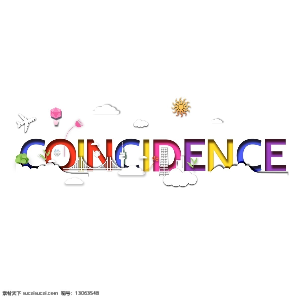 印象 剪纸 风 coincidence 巧合 剪纸风 设计元素 装饰 微立体 可商用
