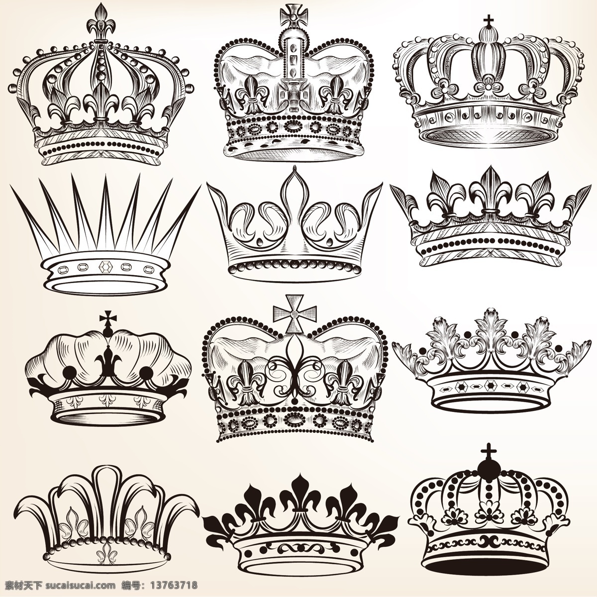 皇冠 欧式皇冠 头盔 权力 王冠 皇家 皇族 矢量 标志图标 网页小图标 白色