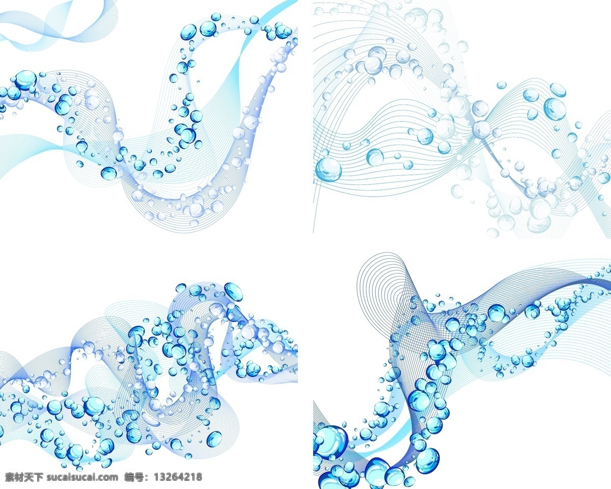矢量 水珠 波浪 矢量水 矢量水珠 水 矢量图 其他矢量图