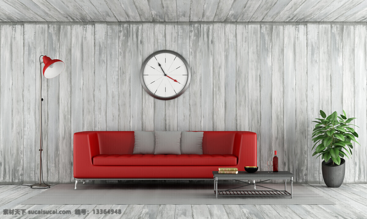 红色沙发 沙发 沙发背景 落地灯 简约风格 简约客厅 沙发墙 沙发背景墙 客厅图片 生活百科 生活素材