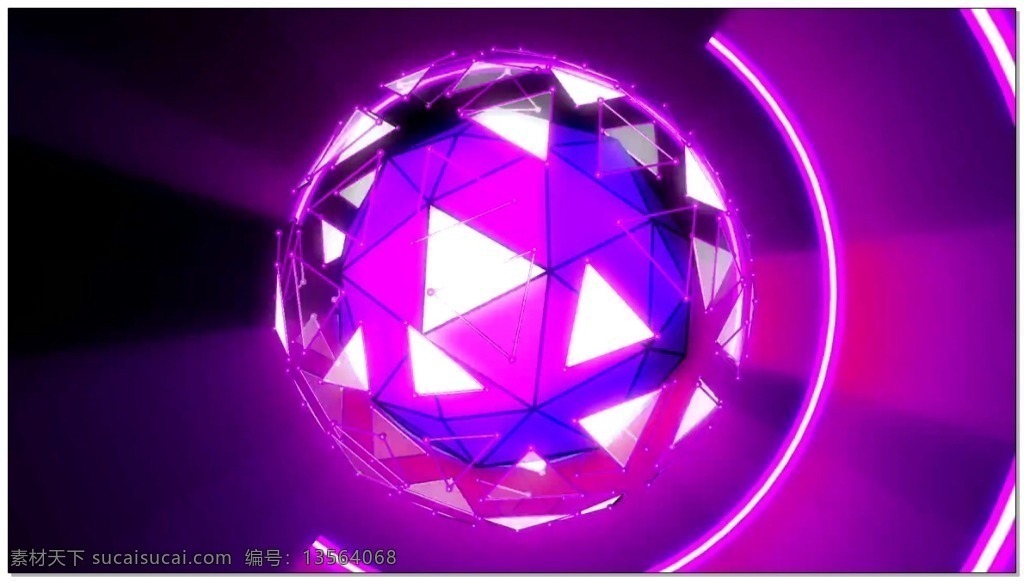 复古 舞池 旋转 灯 视频 紫红色 炫动 三角形 旋转灯 弹跳 动态素材 视频动态素材