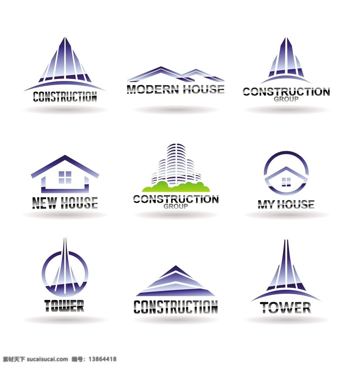 logo logo设计 模板下载 矢量 标签 标识标志图标 标志 创意设计 创意图标 图标 建筑 房地产 商务 商业标志 公司 企业 公司图标 小图标 psd源文件