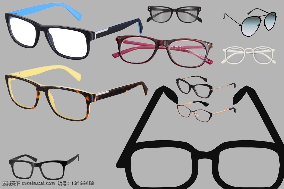 透明素材 png素材 黑框眼镜 3d眼镜 墨镜 酷酷的 太阳镜 近视眼 护目镜 黑衣人 非 原创 透明 合 辑 分层
