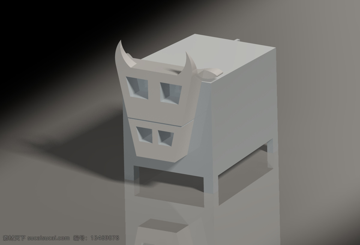 立方 牛 3d模型素材 其他3d模型
