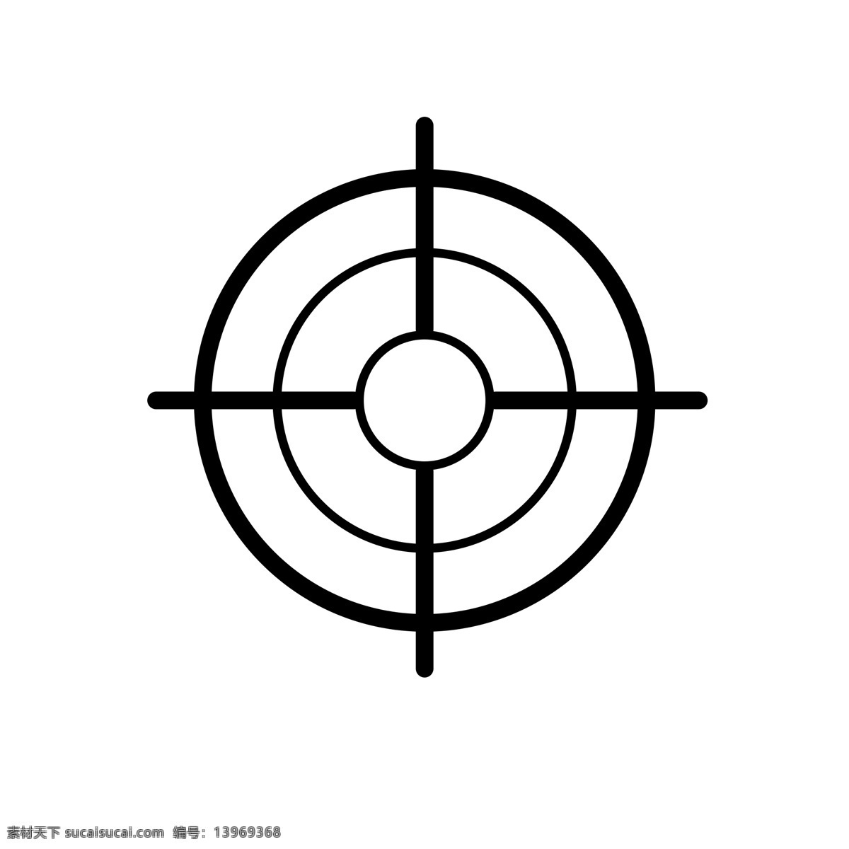 扁平化瞄准镜 目标 瞄准器 扁平化ui ui图标 手机图标 界面ui 网页ui h5图标