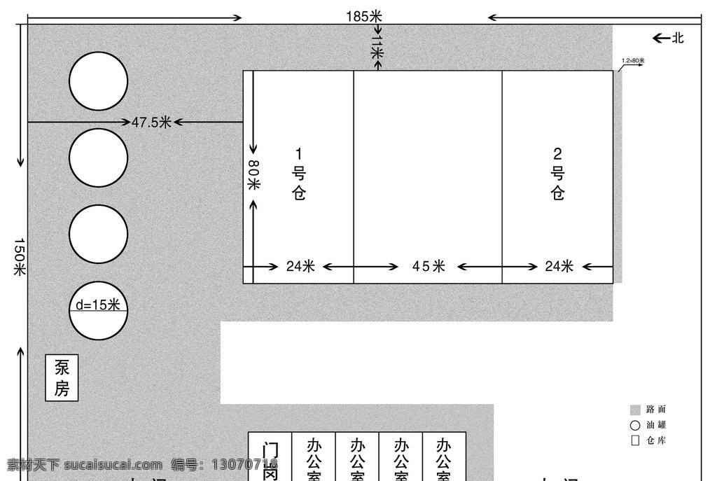 海力平面图 厂房平面图 地面参考素材 简易平面图 海力竣工图 分层