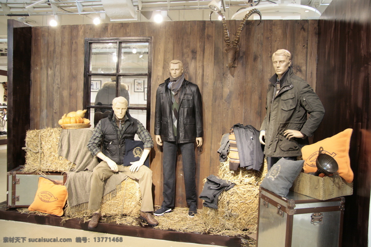 服装 陈列 摆设 橱窗 男装 生活百科 服装陈列 家居装饰素材 展示设计