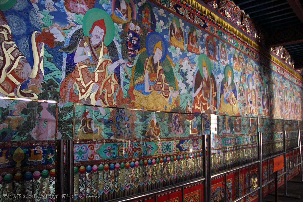 大昭寺 壁画 内蒙古 文化艺术 宗教信仰 大昭寺壁画 呼和哈特市