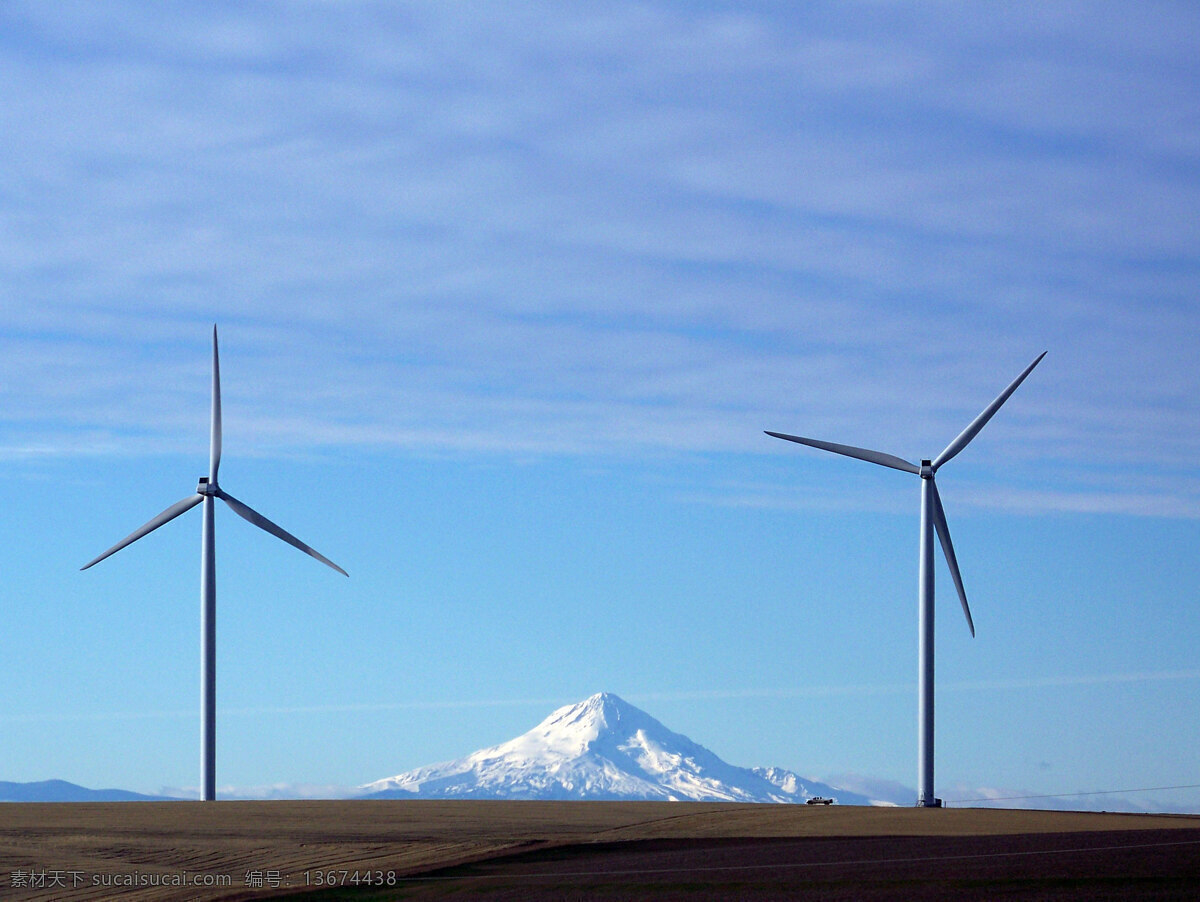风力 发电 雪山 工业生产 工业科技 现代科技 元件 配件 设备 风力发电