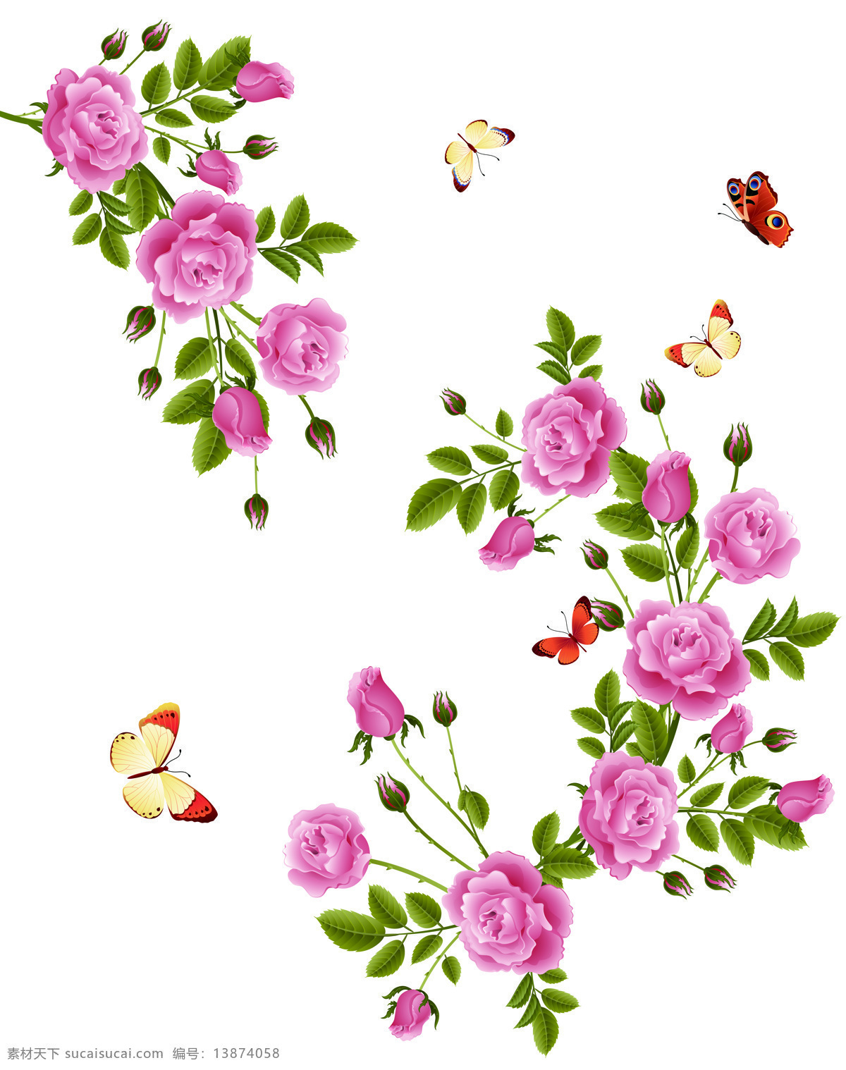 彩绘 蝴蝶 花朵 移门 创意 画 创意画 效果图