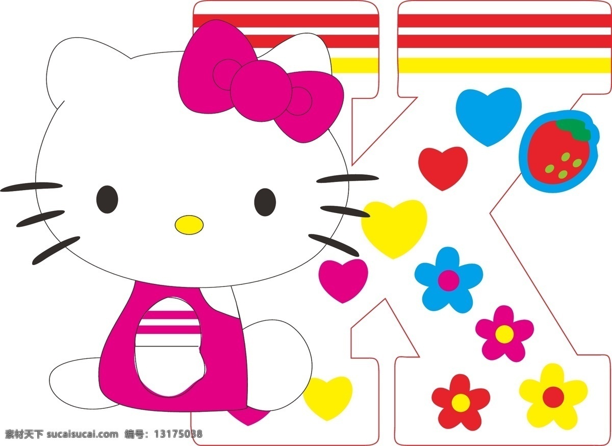 kitty猫 猫 kitty 小猫 卡通猫 服装设计 图案 英文字母 烫钻 彩钻 贴布绣 可爱动物 可爱 儿童 女童装 男童装 儿童图集 卡通设计 矢量