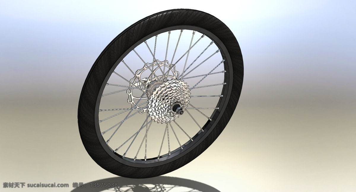 要求 英寸 后轮 组件 车轮 折叠 自行车 三轮车轮毂 3d模型素材 其他3d模型