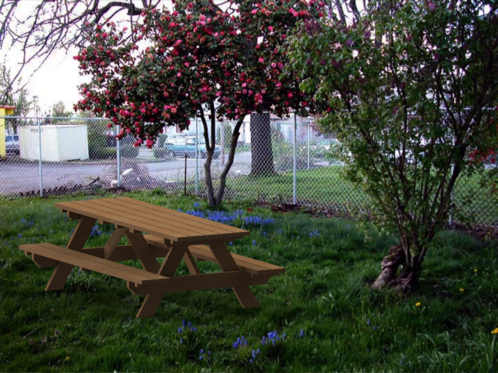 野 餐桌 表 顶 公园 木材 外 野餐 座椅 板凳 诺兰 3d模型素材 建筑模型