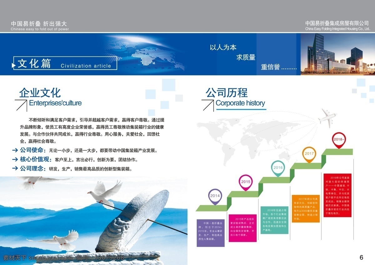 画册内页 封面 封底 折叠房屋 折叠 集装箱 其他类 画册设计