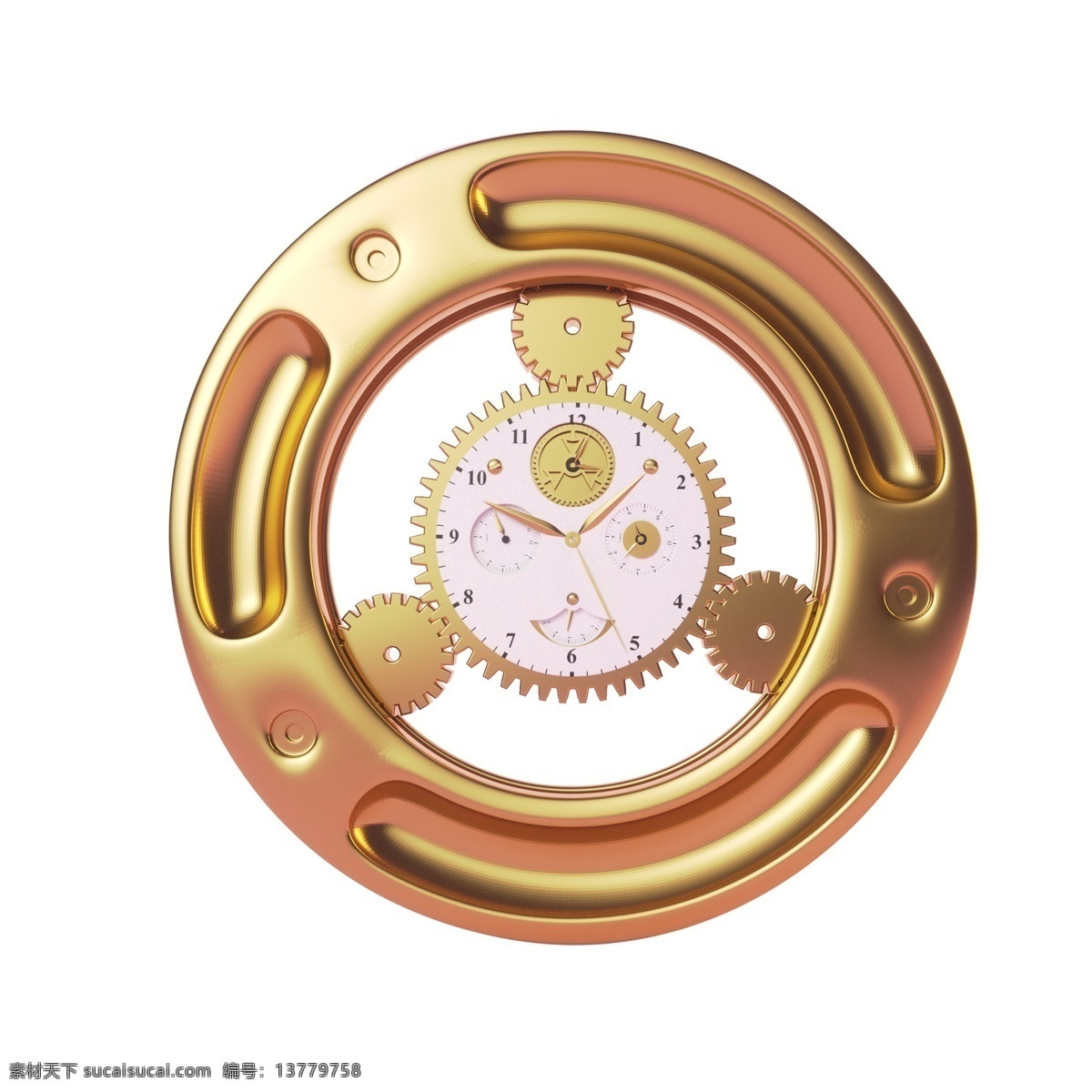 金色 光泽 圆环 真实 元素 质感 环绕 电商 纹理 齿轮 旋转 指针 科技 打折 金属质感