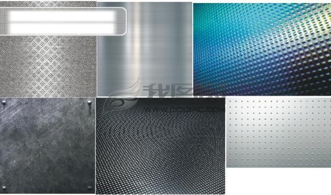 精品 金属 材质 6p 彩色彩钢板 不锈钢板 花纹钢板 6款钢板元素 适用 钢材 广告