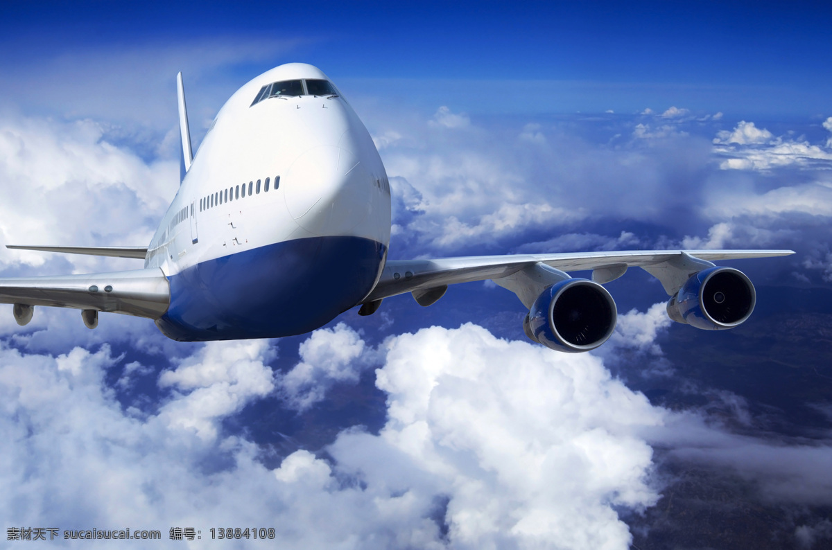 白云 飞机 航空飞机 客机 云朵 蓝天白云 旅游 交通工具 飞机图片 现代科技