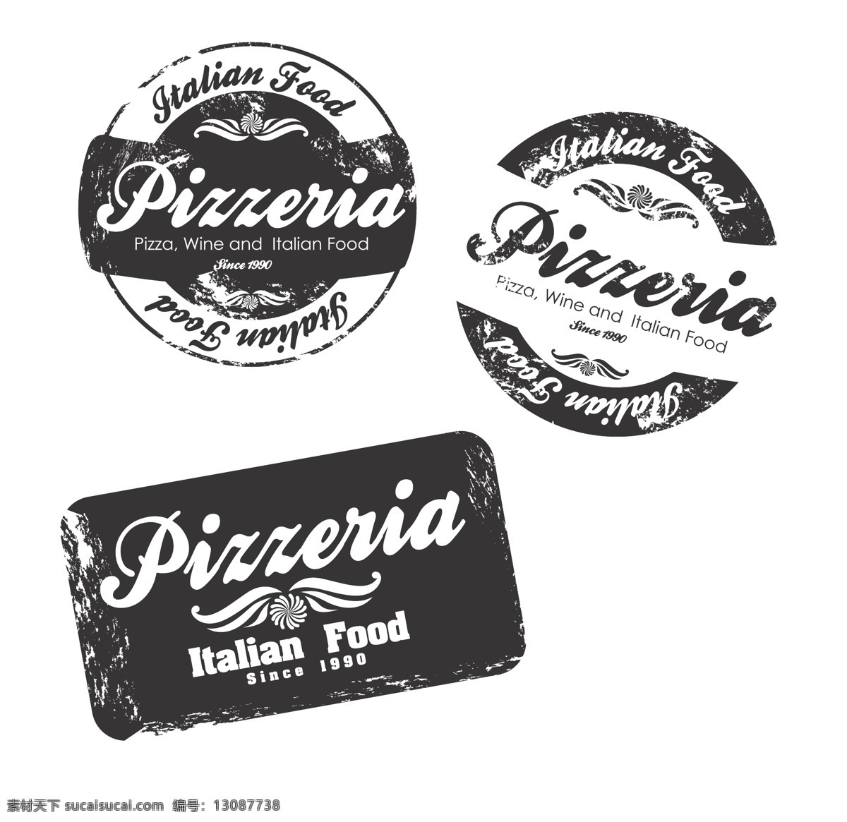 logo 比萨 标签 标识标志图标 标志 菜单 餐饮美食 生活百科 比萨饼 矢量 模板下载 餐饮美食素材 图标 小图标 淘宝素材 淘宝促销标签