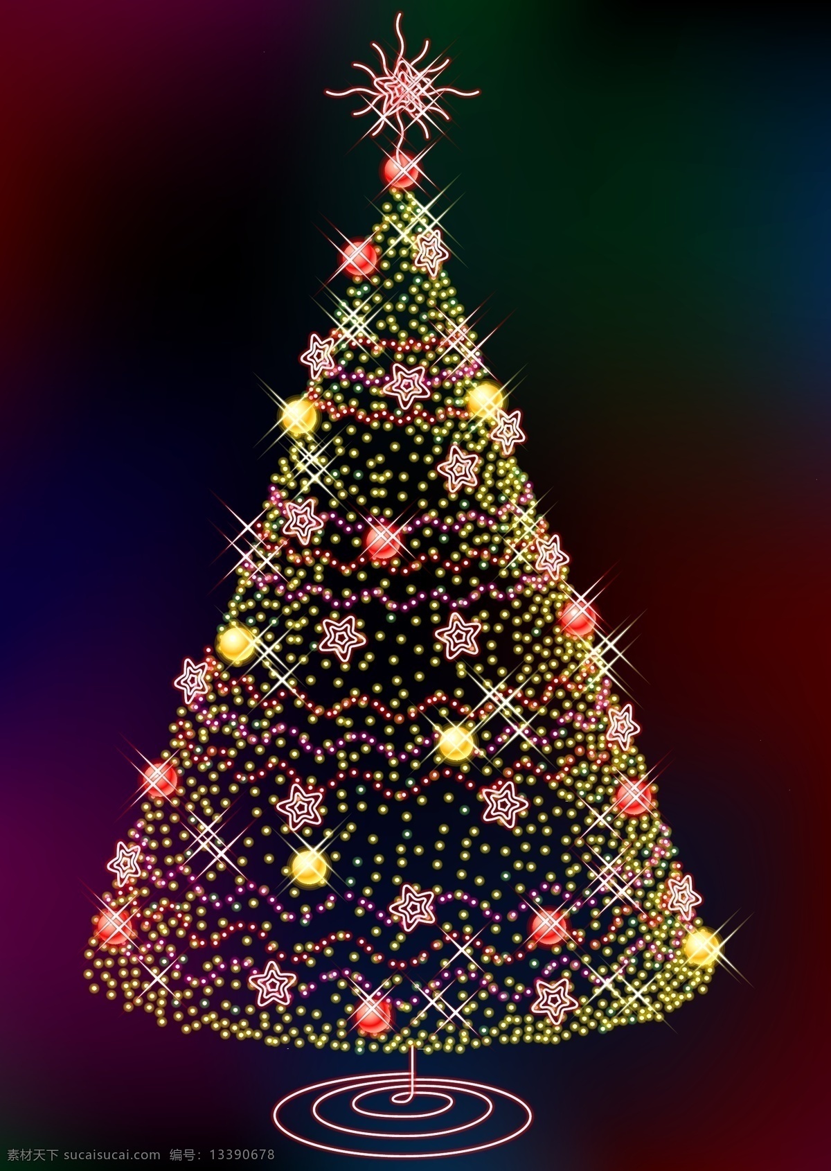 christmas merry 缤纷圣诞 精品 发光 圣诞树 圣诞 背景 元素 色彩缤纷 精美圣诞元素 精美 圣诞节 装饰 红色 经典 节日素材