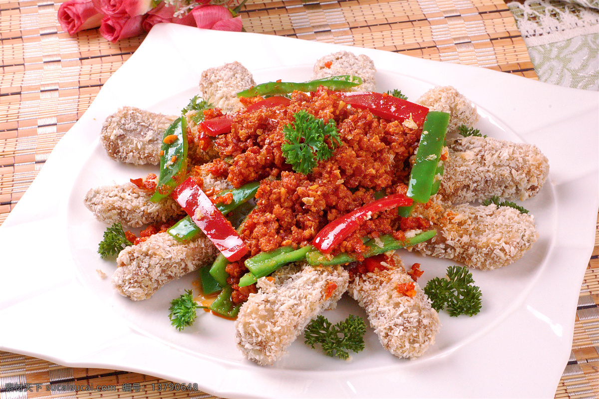 蒜香排骨 美食 传统美食 餐饮美食 高清菜谱用图