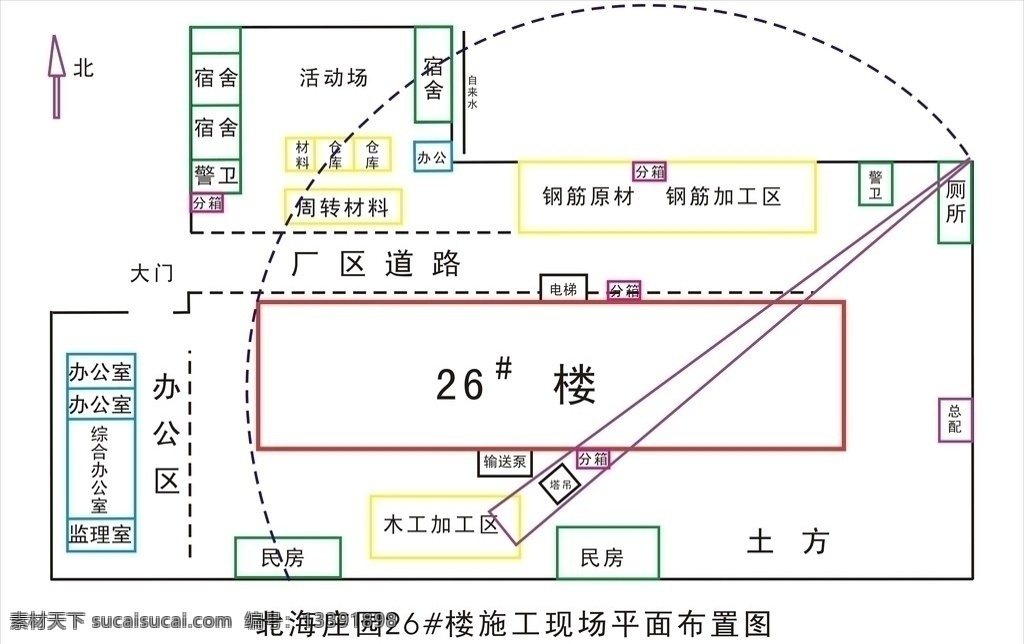 建筑 工地 平面图 施工 现场平面图 城市建筑 建筑家居 矢量