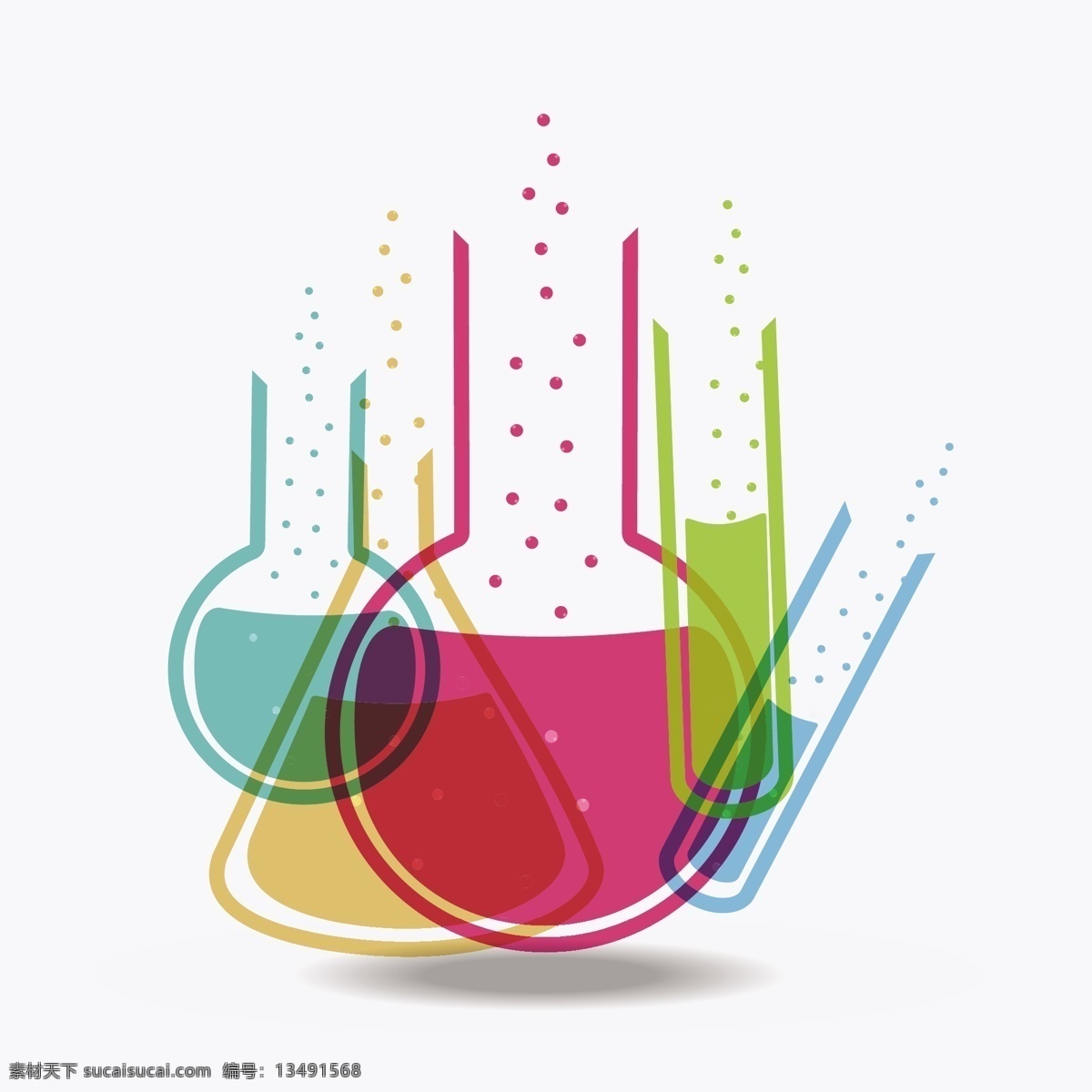 科学概念 白色