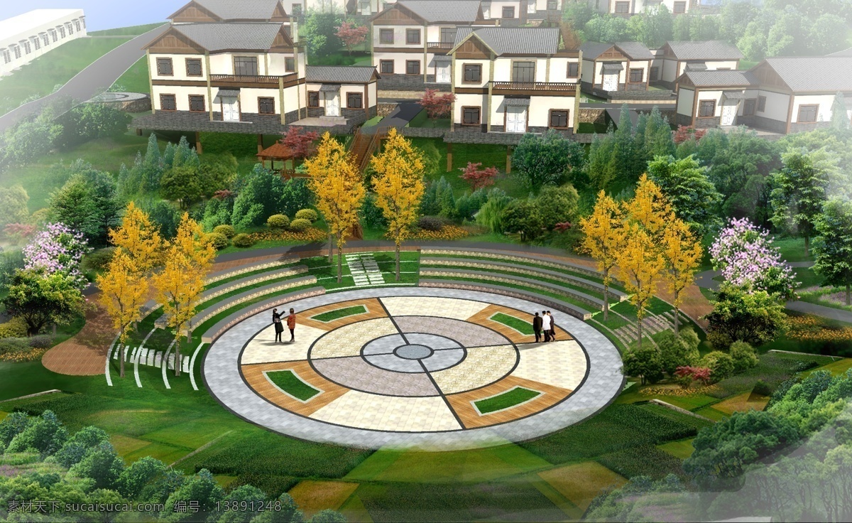 景观设计 广场设计 园林景观设计 乡村设计 幸福美丽乡村 规划设计 乡村旅游 3d设计 3d作品