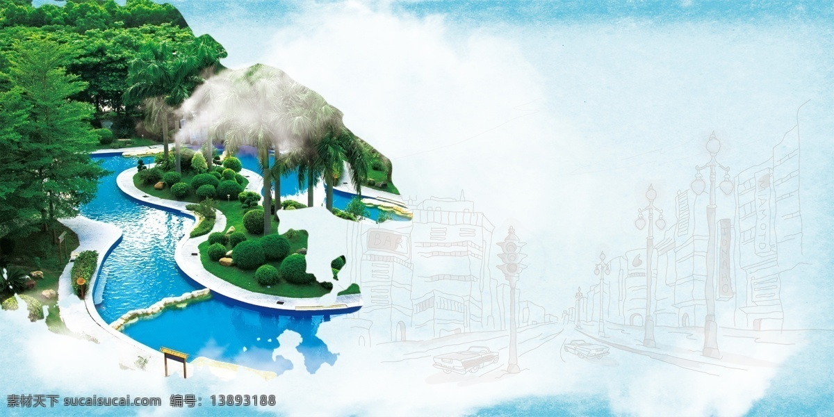 美丽 清新 海边 广告 背景 海上 帆船 跳跃 蓝色渐粉背景 帆船背景 蓝色渐粉