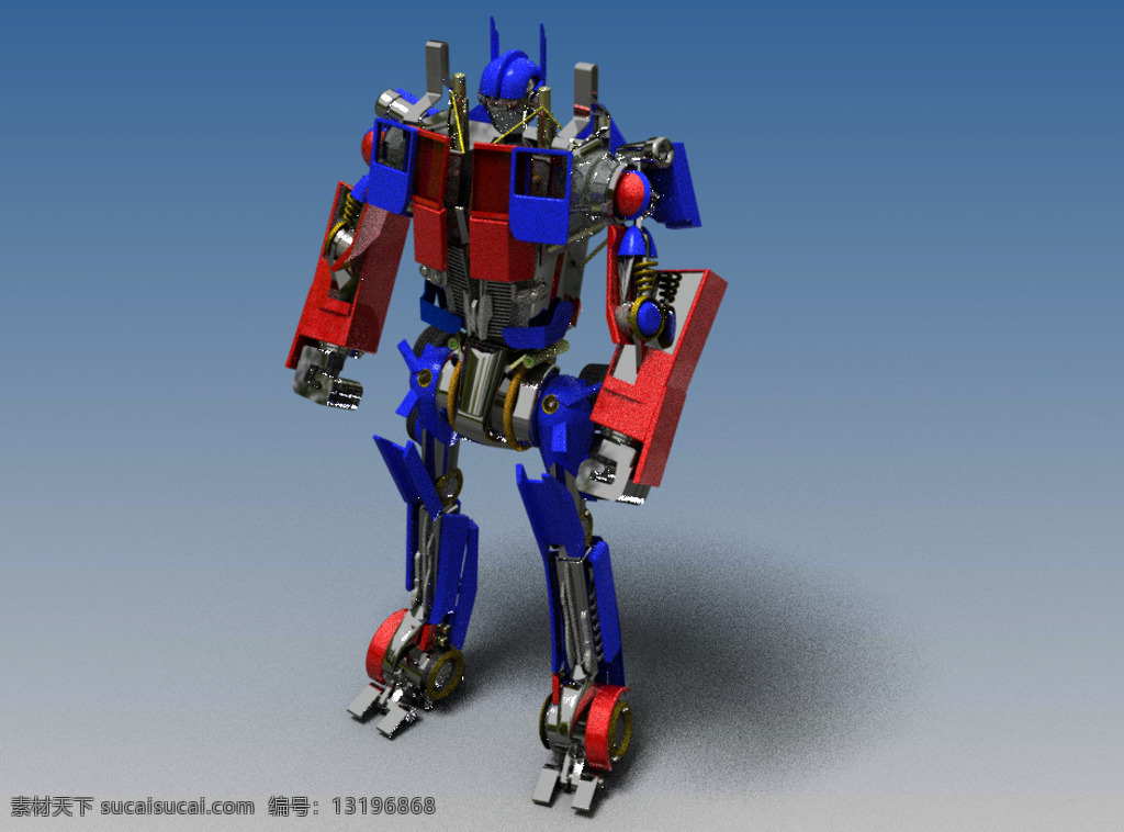 擎天柱 大黄蜂 总理 变压器 3d模型素材 其他3d模型