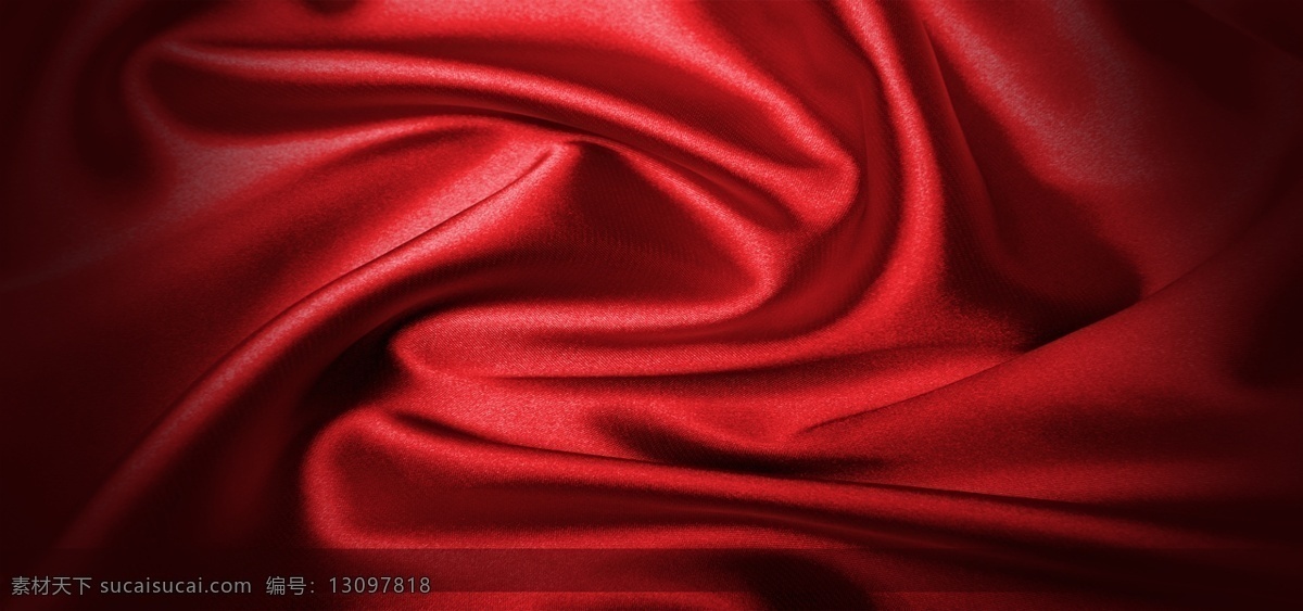深 红色 布料 banner 背景 红布 红绸 广告背景 彩绘背景 电商 电商素材 促销背景