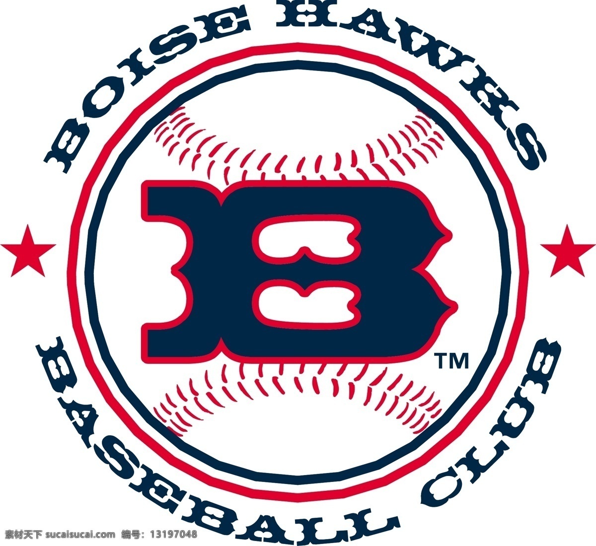 博伊西 海 鹰队 棒球 俱乐部 自由 老鹰队 标志 免费 psd源文件 logo设计