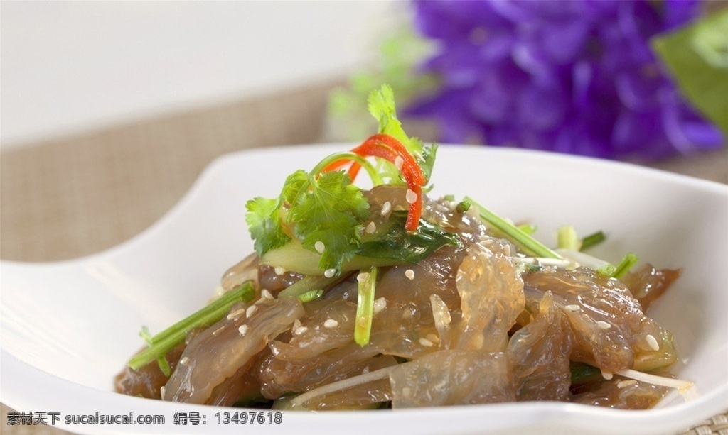 凉拌 海蜇头 凉拌海蜇头 美食 传统美食 餐饮美食 高清菜谱用图