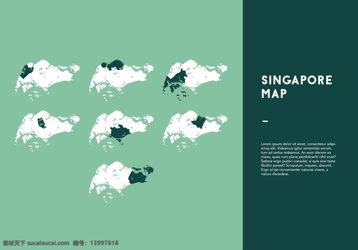 地图素材 扁平地图 地图 矢量素材