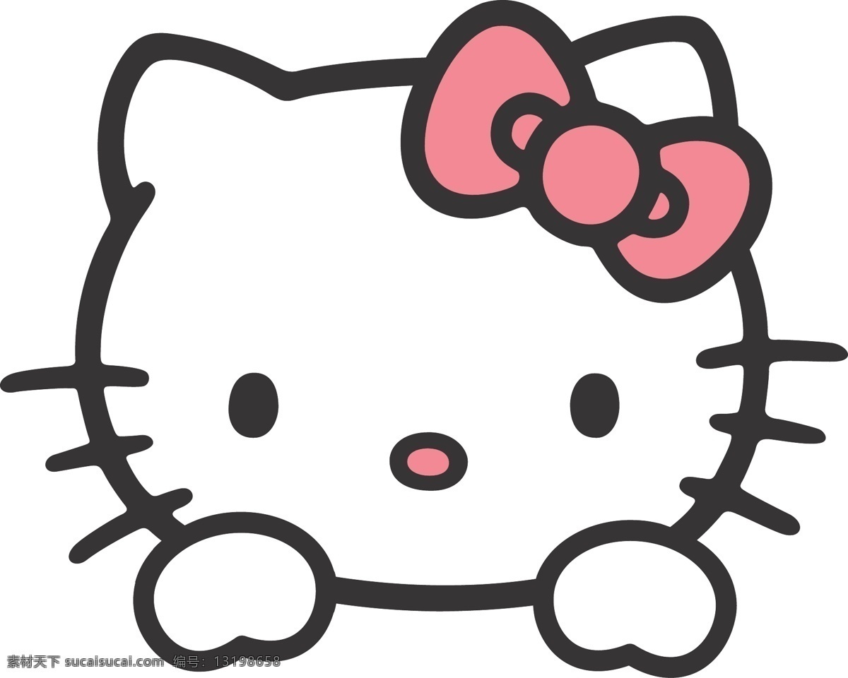 凯蒂猫 kt 猫 矢量 模板下载 凯蒂一家 卡通人物 卡通头像 矢量人物 儿童幼儿