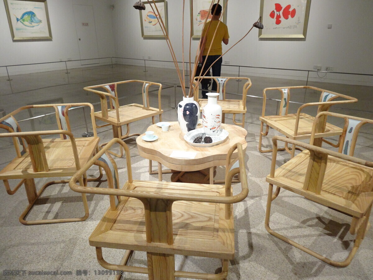 展示设计 国内旅游 绘画 旅游摄影 展览 桌子 座椅 家具展示设计 装饰素材