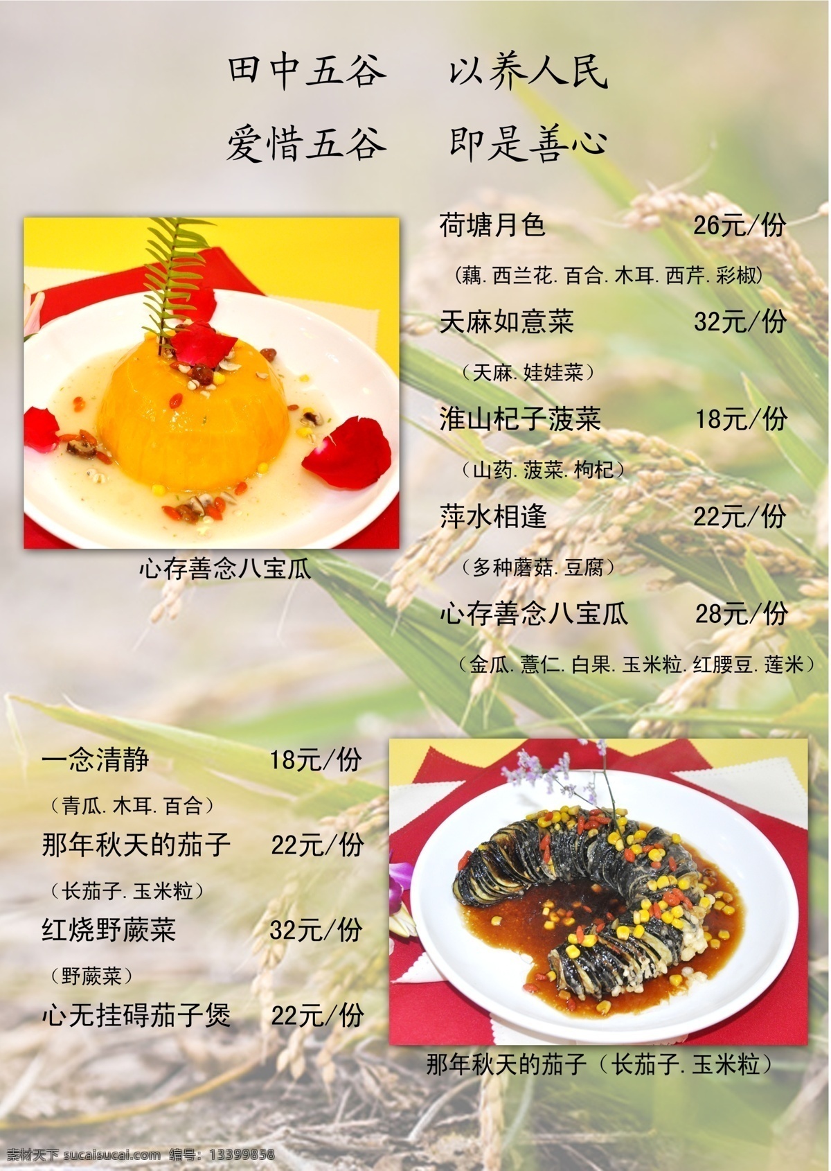 素食 菜单 主菜 菜单菜谱 广告设计模板 源文件 素食菜单主菜 素食菜单 素食馆 画册 菜谱 封面