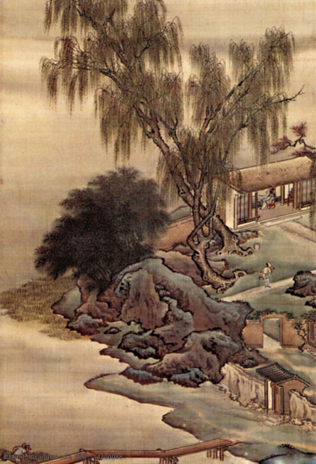 古画背景图素材图片下载-素材编号14200088-素材天下图库
