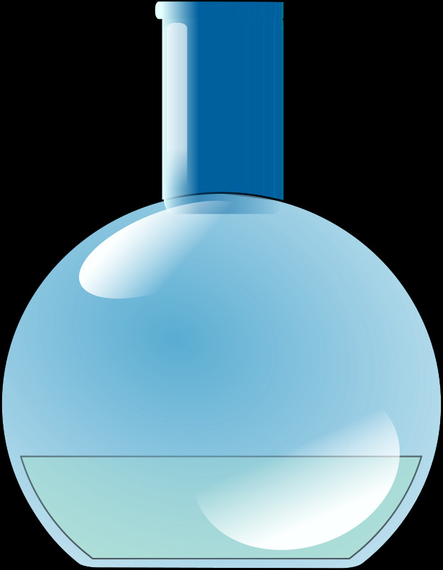 平底 烧瓶 玻璃 化学 科学 瓶 实验室 颜色 混音 插画集