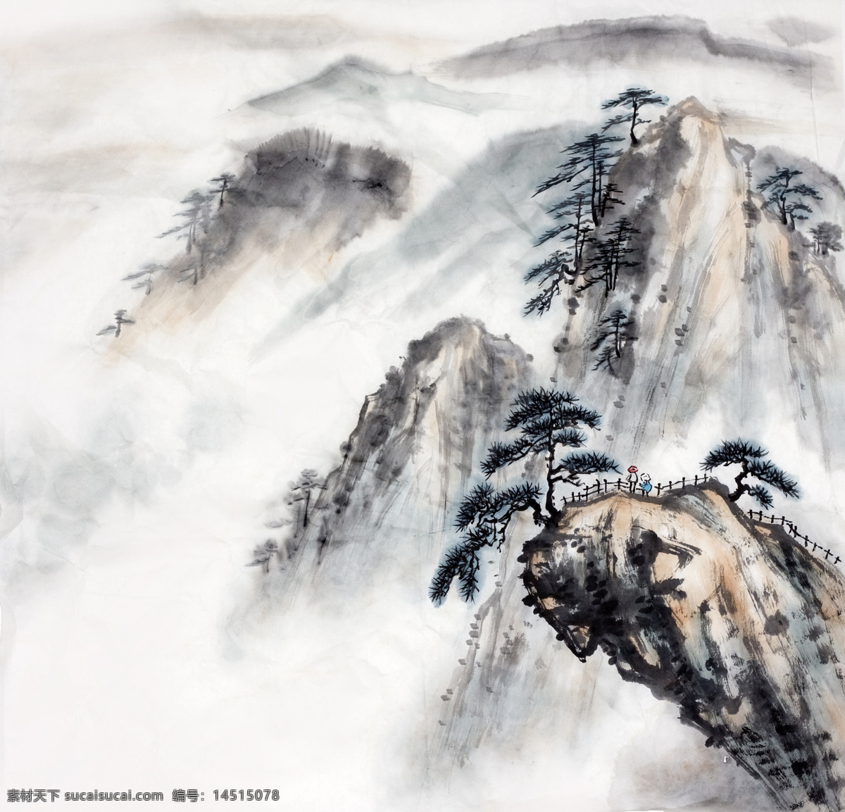 水墨山水 国画山水画 山水国画 水墨江南 绘画书法 文化艺术